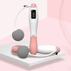 Digital weighted handle cordless jump rope