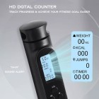 Adjustable speed steel wire wireless skipping rope