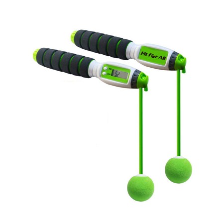 Digital counting adjustable speed cordless skipping rope