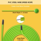 Digital counting adjustable speed cordless skipping rope