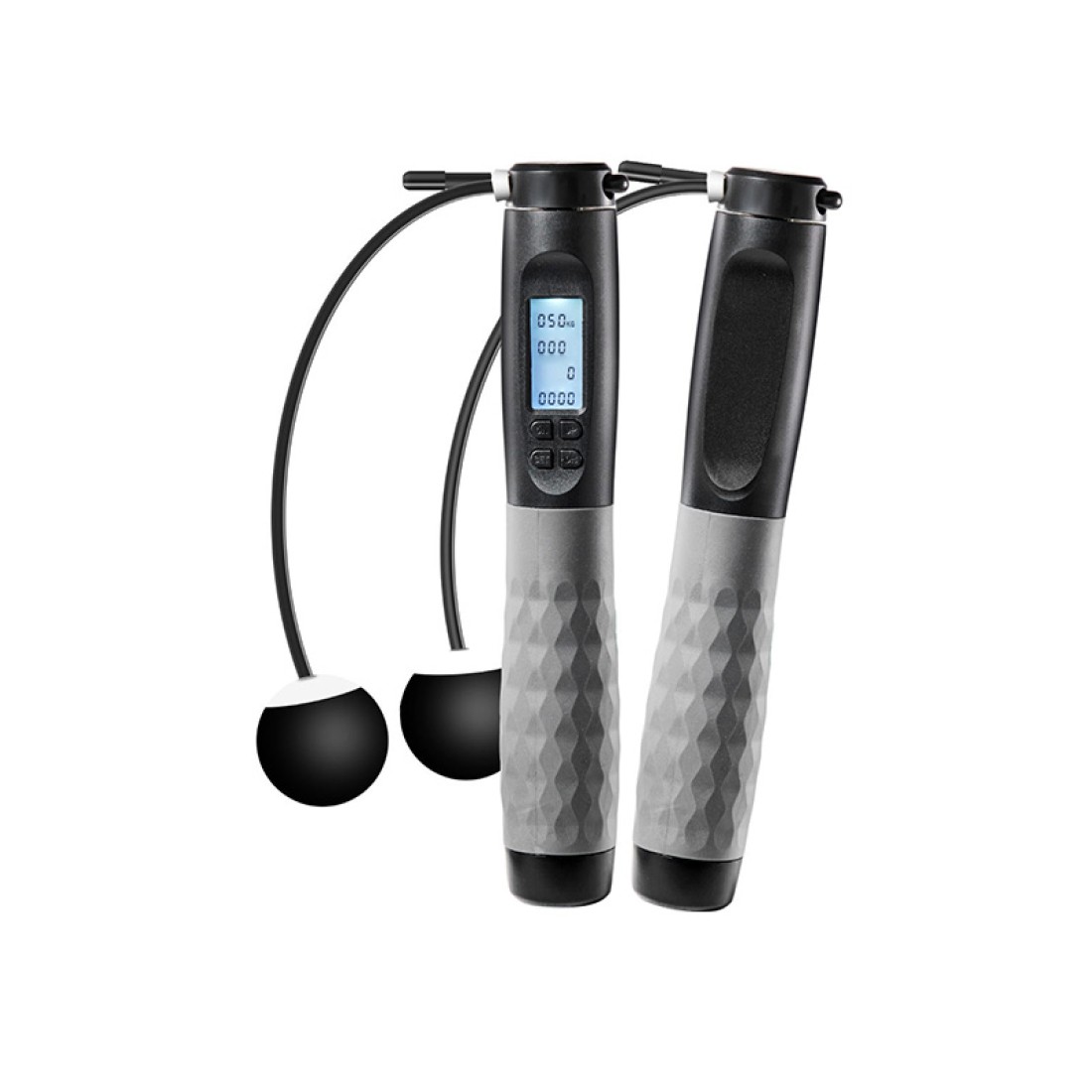 Portable foldable home fitness skipping rope