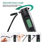 Portable foldable home fitness skipping rope