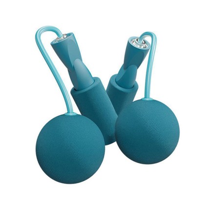 Adjustable weighted cordless jump rope