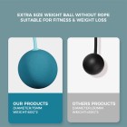 Adjustable weighted cordless jump rope