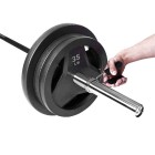 Steel non-slip barbell clamp for strength training