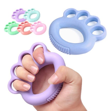 Silicone rubber grip ring hand rehabilitation trainer