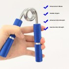 Adjustable finger trainer with aluminum handle