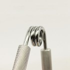 Adjustable finger trainer with aluminum handle