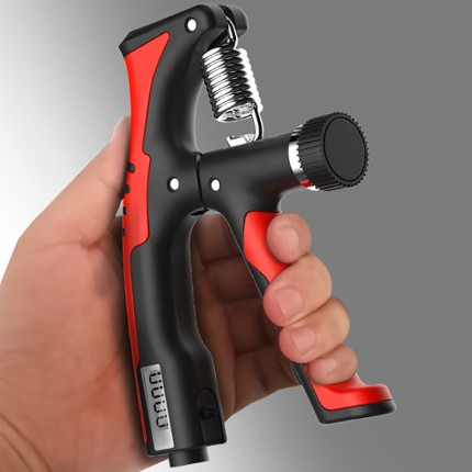 Anti-slip adjustable hand grip strengthener