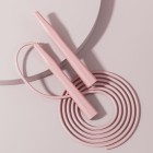 Comfort grip adjustable length skipping rope