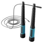 Single person efficient training weighted skipping rope