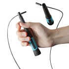 Single person efficient training weighted skipping rope