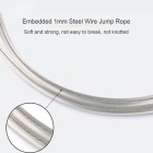 Yellow non-slip handle training skipping rope