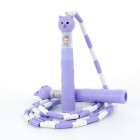 Adjustable length cartoon segmented skipping rope