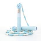 Adjustable length cartoon segmented skipping rope
