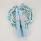 Portable universal adjustable length skipping rope