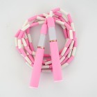 Portable universal adjustable length skipping rope