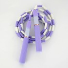 Portable universal adjustable length skipping rope