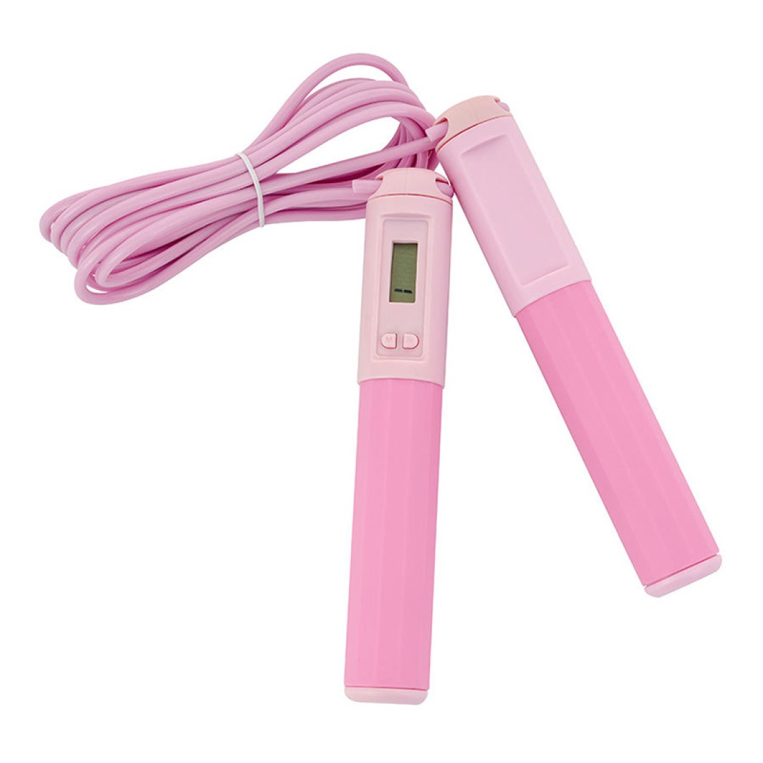Professional adjustable electronic counting skipping rope