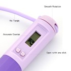Professional adjustable electronic counting skipping rope