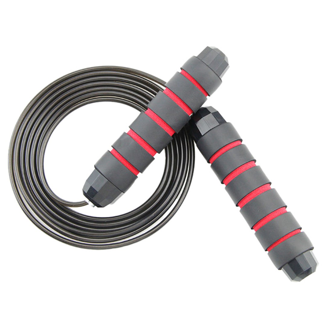 Fitness double exercise skipping rope