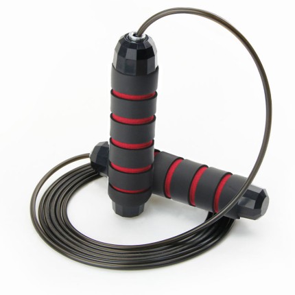 Fitness double exercise skipping rope