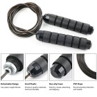 Fitness double exercise skipping rope