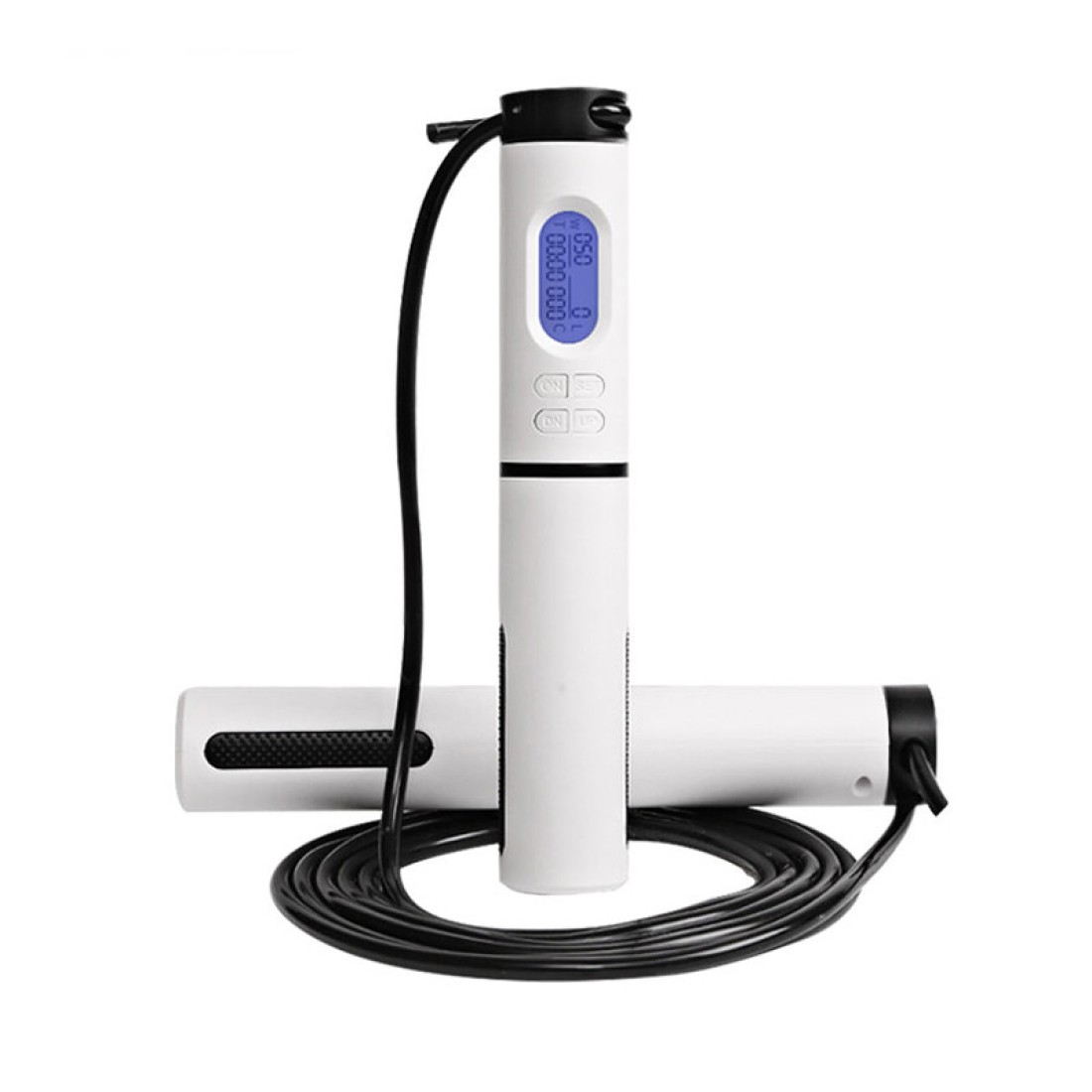 Adjustable speed digital smart skipping rope