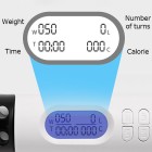 Adjustable speed digital smart skipping rope