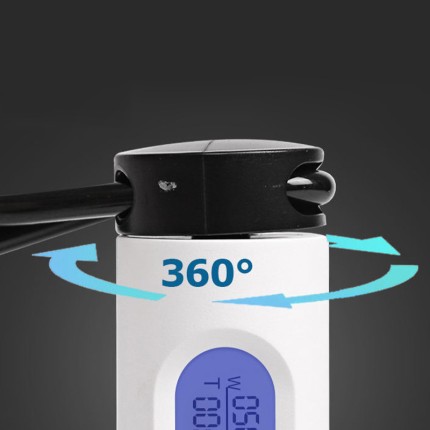 Adjustable speed digital smart skipping rope