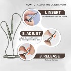 Anti-slip Adjustable Professional Weighted Jump Rope