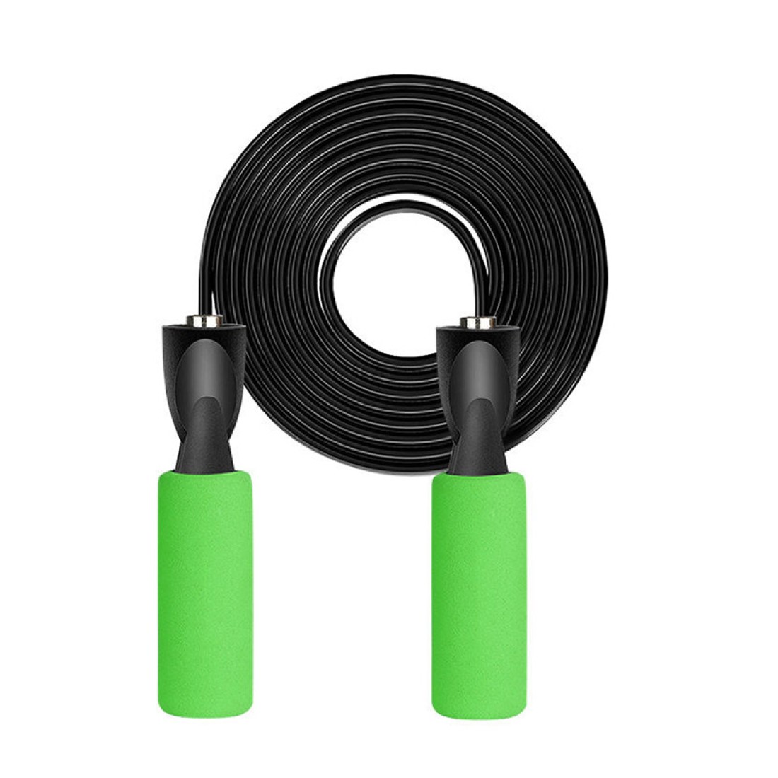 Adjustable jump rope with ball bearings