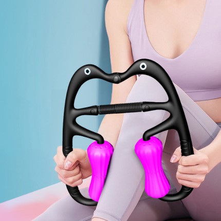 Handheld muscle relaxation leg massager