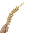 Multifunctional wooden massage roller