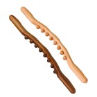 Carbonized wood body massage stick