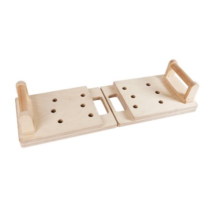 Wooden push-up training board