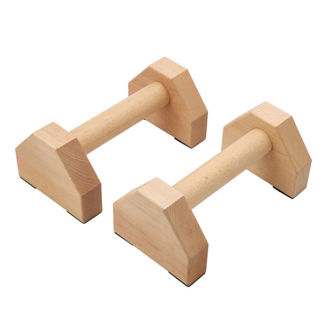 Natural solid wood parallel bar push-up trainer