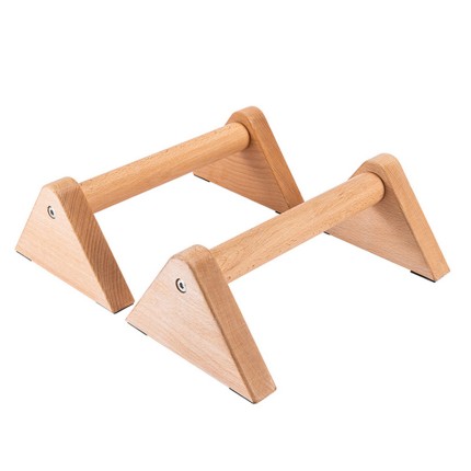Men's Strength Training Wooden Push-Up Stand
