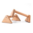 Men's Strength Training Wooden Push-Up Stand