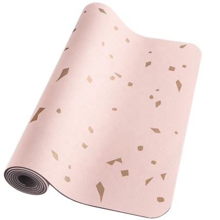 Pink eco-friendly home yoga mat