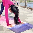 Mountain and flat yoga non-slip mat