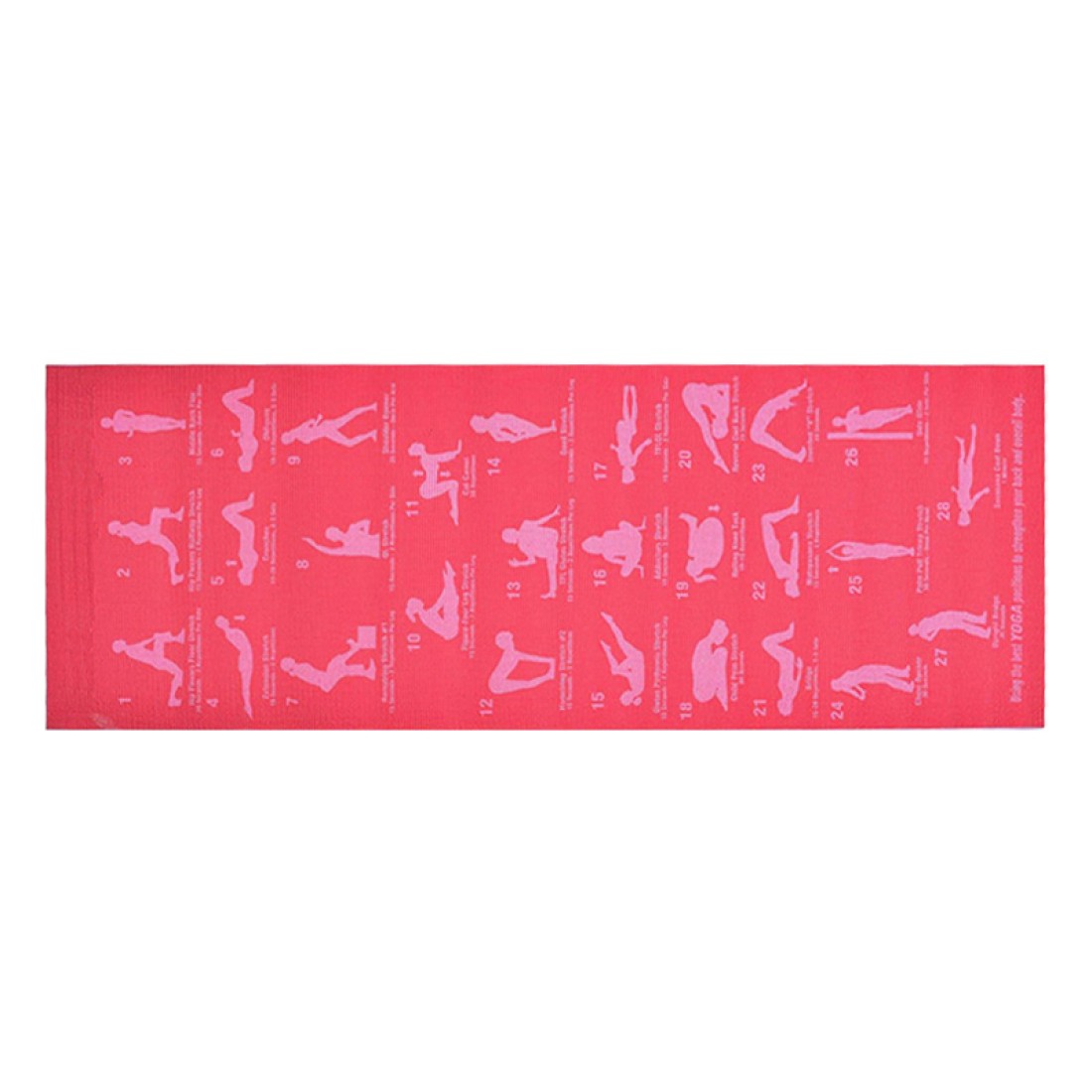 High-grade printed PVC yoga mat