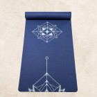 Tranquility Blue Printed Eco-Friendly TPE Yoga Mat
