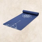 Tranquility Blue Printed Eco-Friendly TPE Yoga Mat
