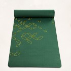 Gardenia Green Print Yoga Mat