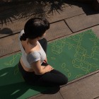 Gardenia Green Print Yoga Mat