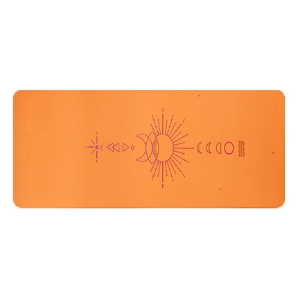 Environmentally friendly and durable double-sided yoga mat