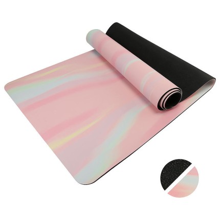 Environmentally friendly PU natural rubber yoga mat