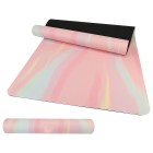 Environmentally friendly PU natural rubber yoga mat