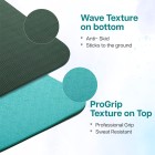 Double-Layer Eco-Friendly Teal Yoga Mat